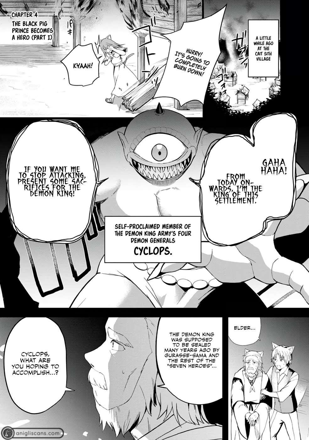 The Black Pig Prince Recalls His Previous Life and Becomes the Strongest Chapter 4 - Page 1 in English