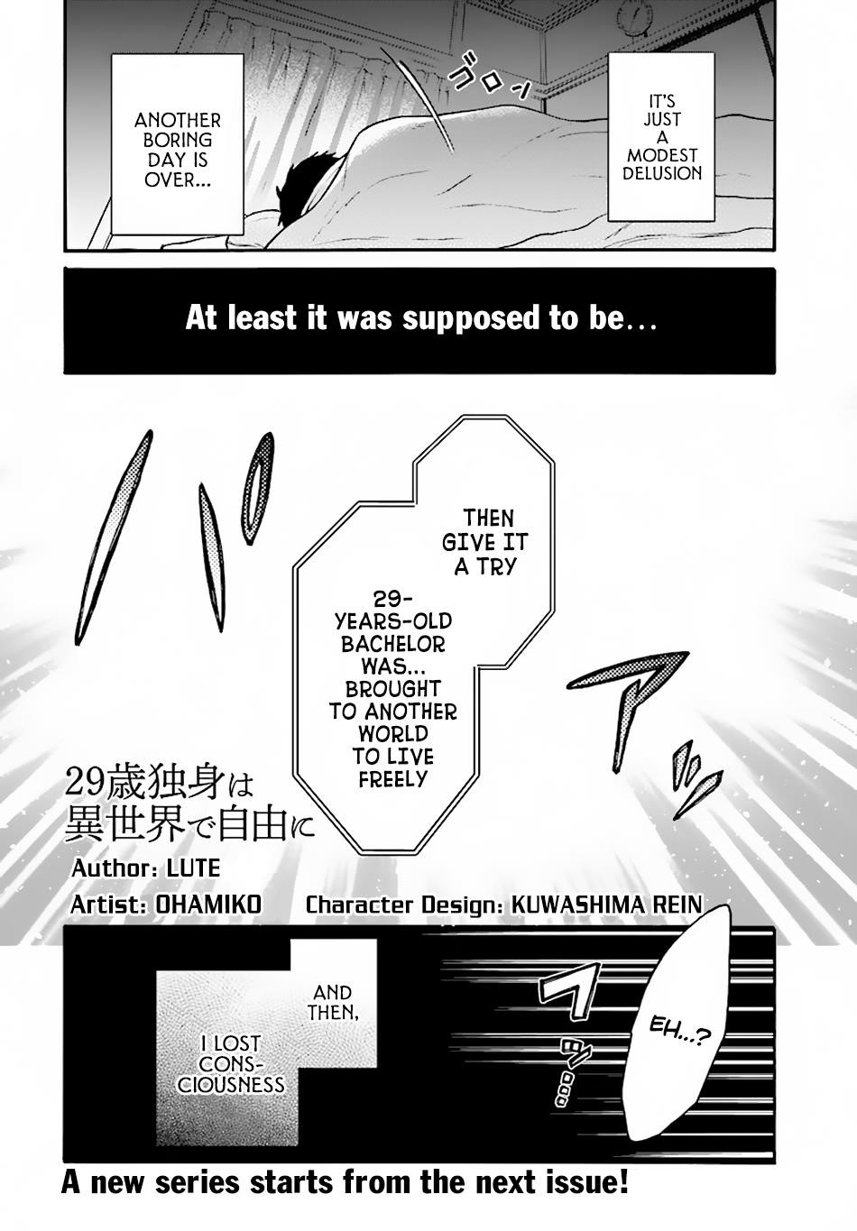 29-Sai Dokushin Wa Isekai De Jiyuu Ni Ikita……katta Chapter 0 - Page 5 in English
