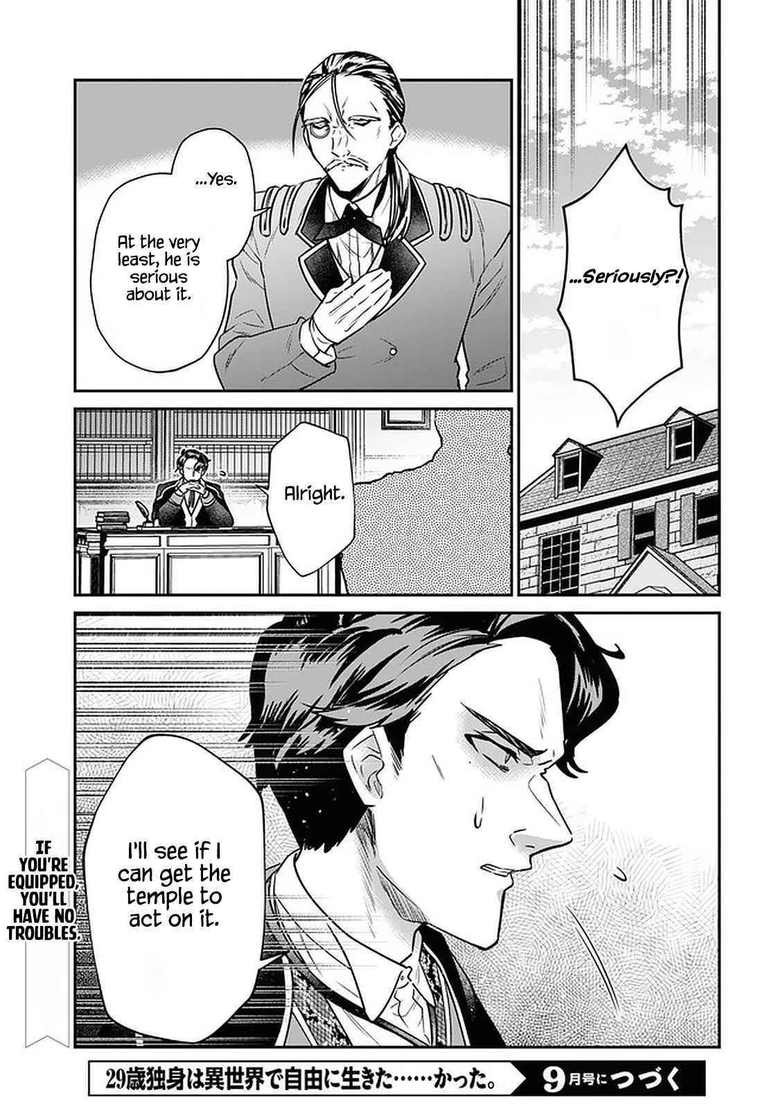 29-Sai Dokushin Wa Isekai De Jiyuu Ni Ikita……katta Chapter 26 - Page 28 in English