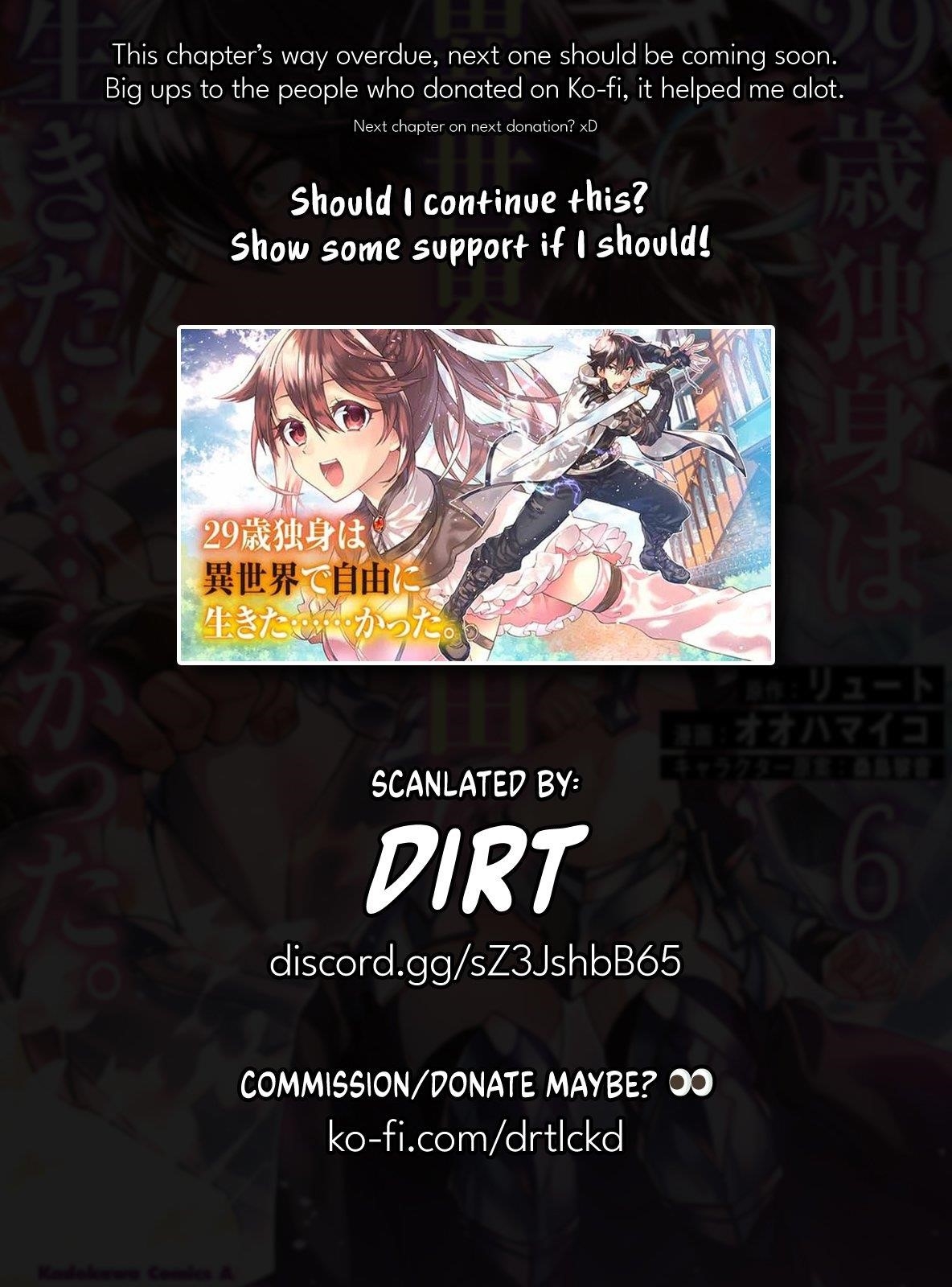 29-Sai Dokushin Wa Isekai De Jiyuu Ni Ikita……katta Chapter 33.3 - Page 17 in English