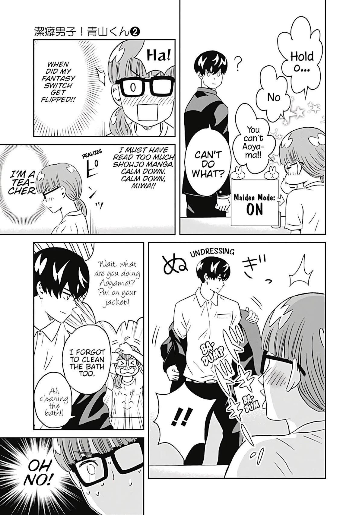 Clean Freak! Aoyama-kun Chapter 10 - Page 14 in English