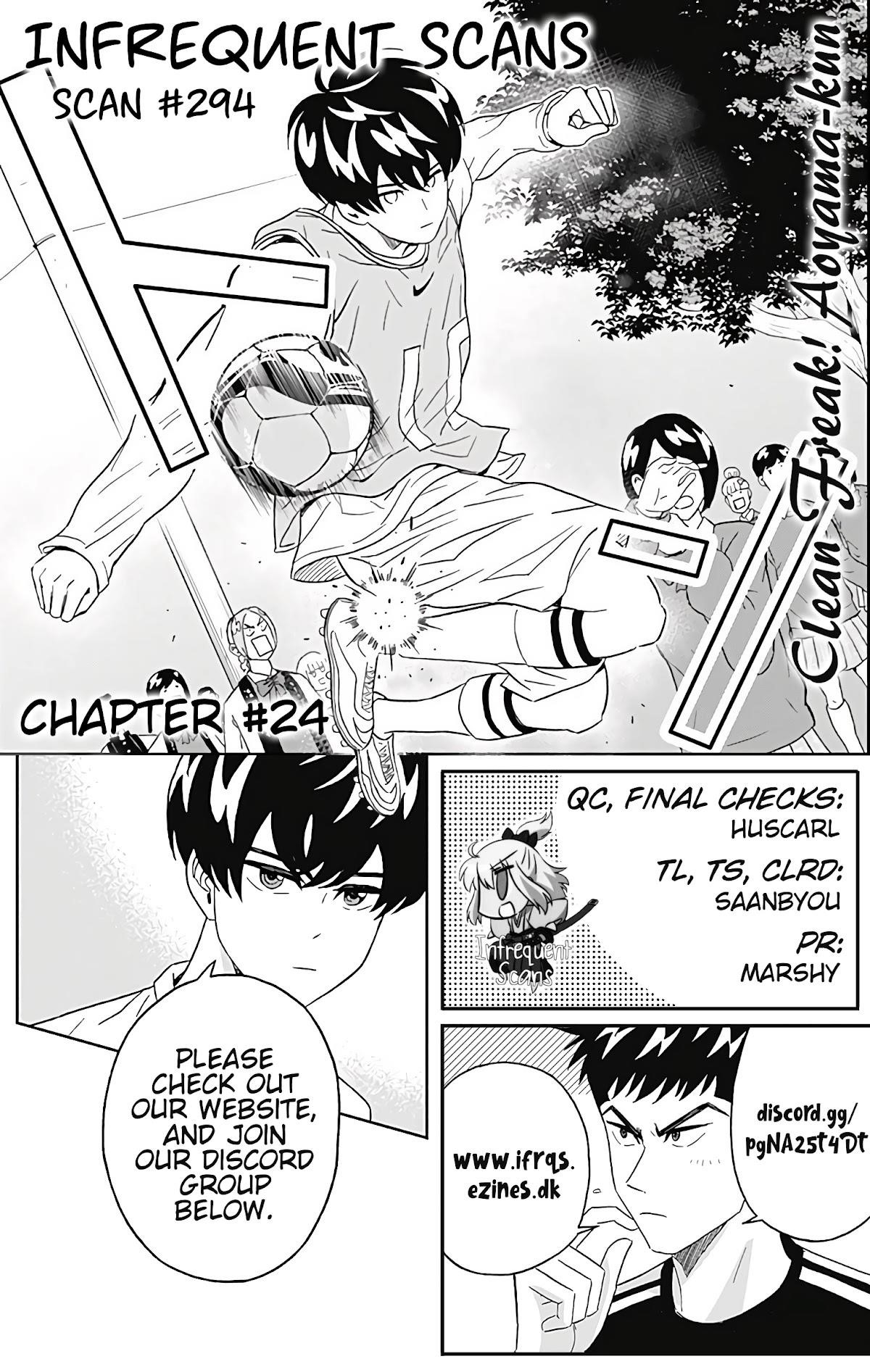 Clean Freak! Aoyama-kun Chapter 24 - Page 21 in English