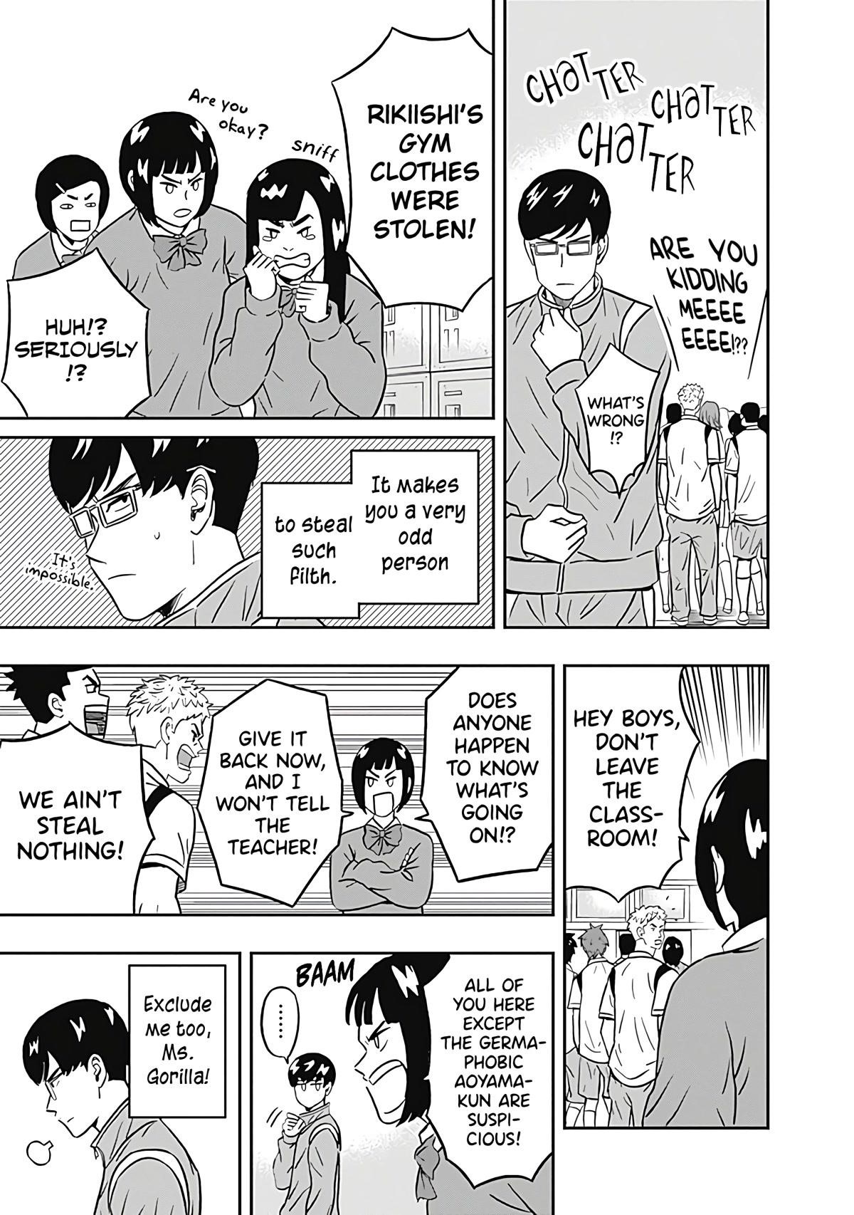 Clean Freak! Aoyama-kun Chapter 33 - Page 11 in English