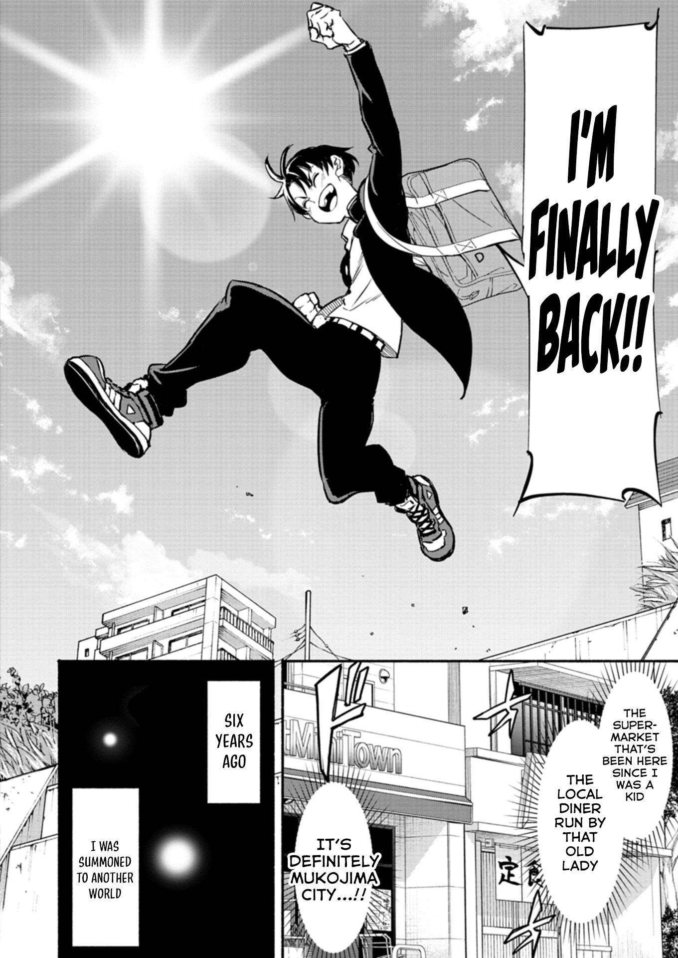 Returned From Another World, Earth Turned Out to Be Quite the Fantasy Too. Also, Losing Heroines, Stop Looking This Way Chapter 1 - Page 11 in English