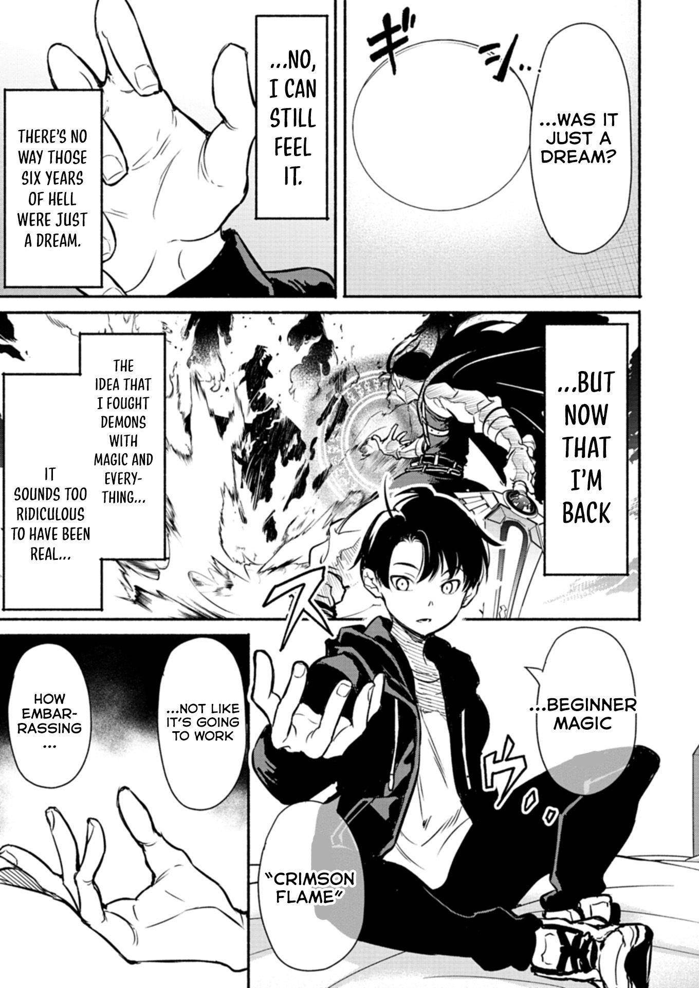 Returned From Another World, Earth Turned Out to Be Quite the Fantasy Too. Also, Losing Heroines, Stop Looking This Way Chapter 1 - Page 18 in English