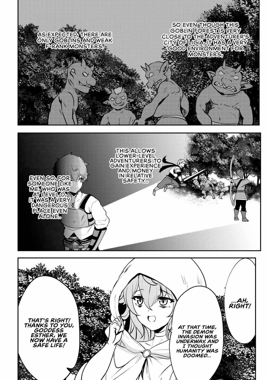 No Matter How Hard I Tried, I Was Banished From Level 0 for a Thousand Years ~The Boy Who Was Called the Enemy of God Meets the Goddess of Company Slaves and Gains the Strongest Power~ Chapter 4 - Page 16 in English