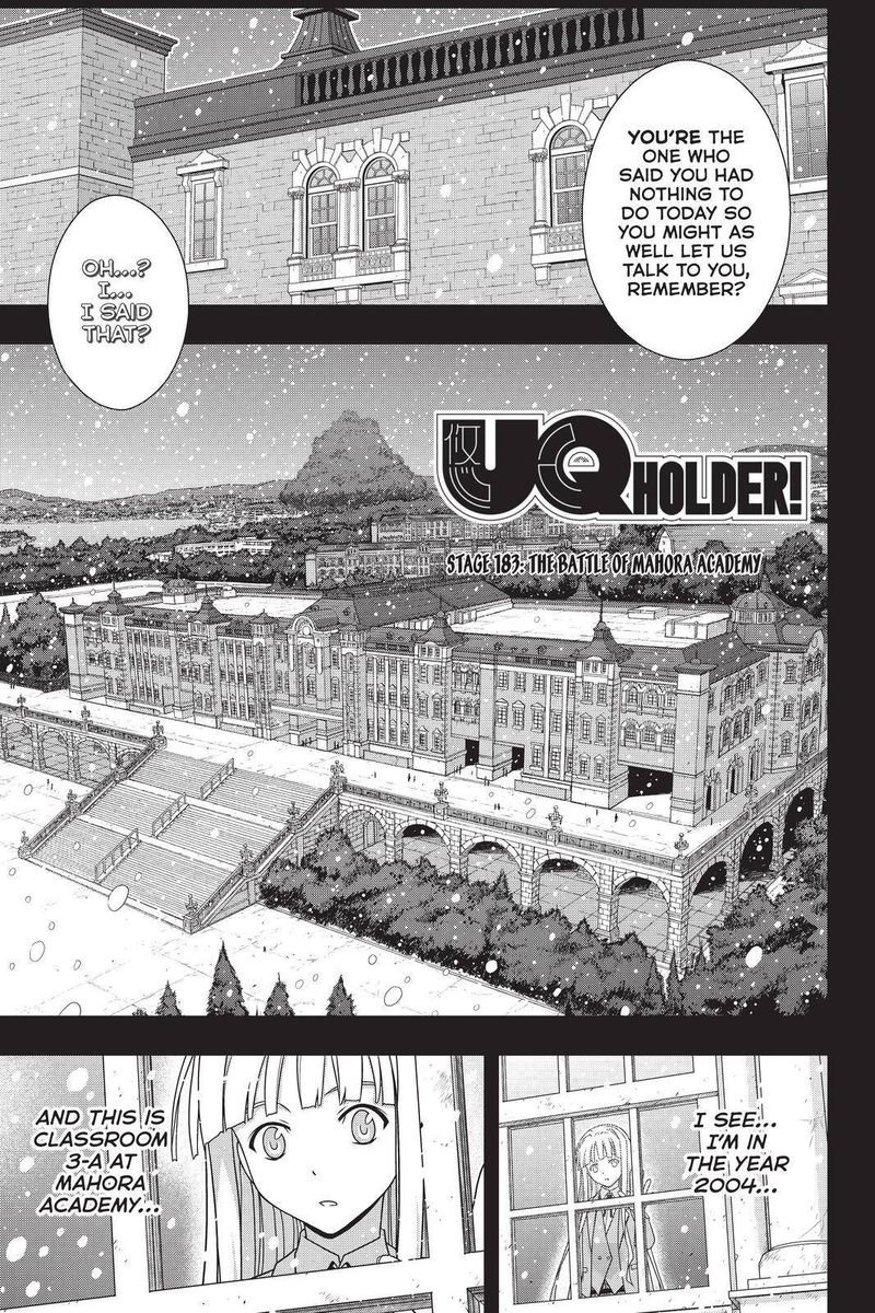 UQ Holder! Chapter 183 - Page 3 in English