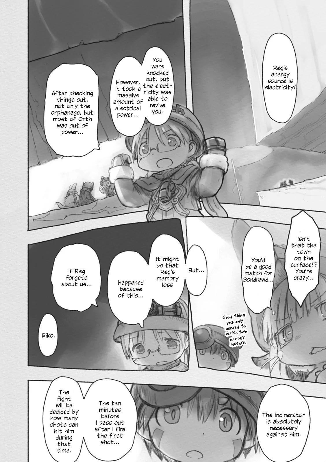Made In Abyss Chapter 33 - Page 21 in English
