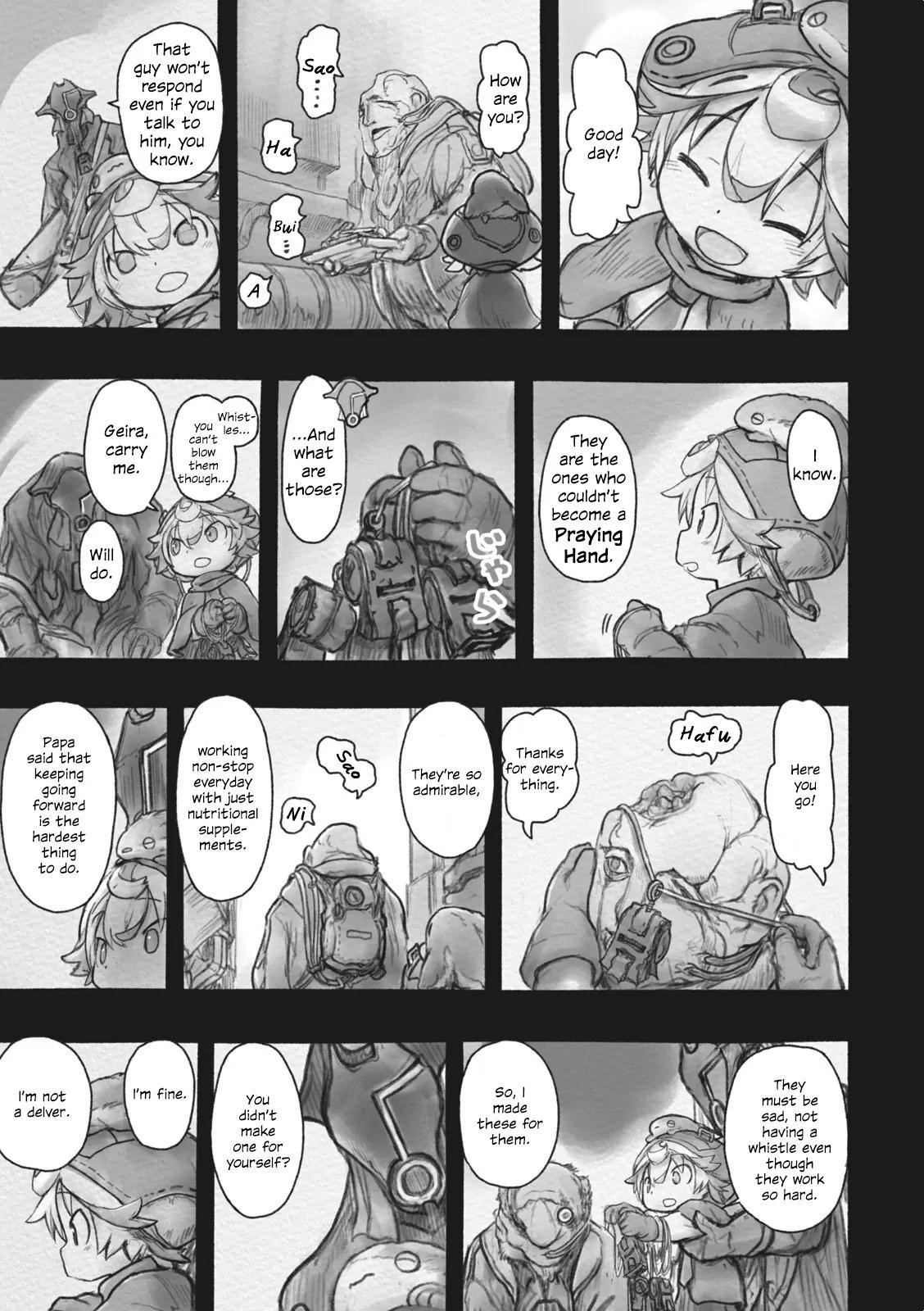 Made In Abyss Chapter 37 - Page 17 in English