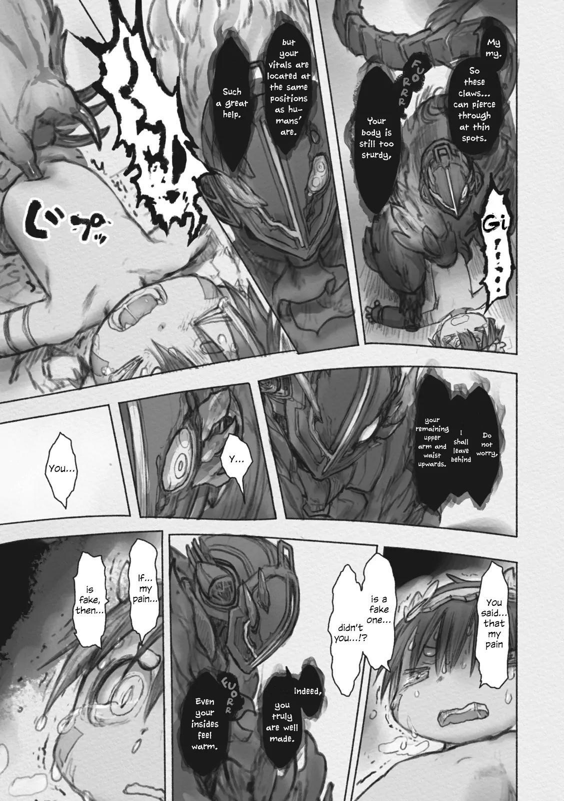 Made In Abyss Chapter 37 - Page 29 in English