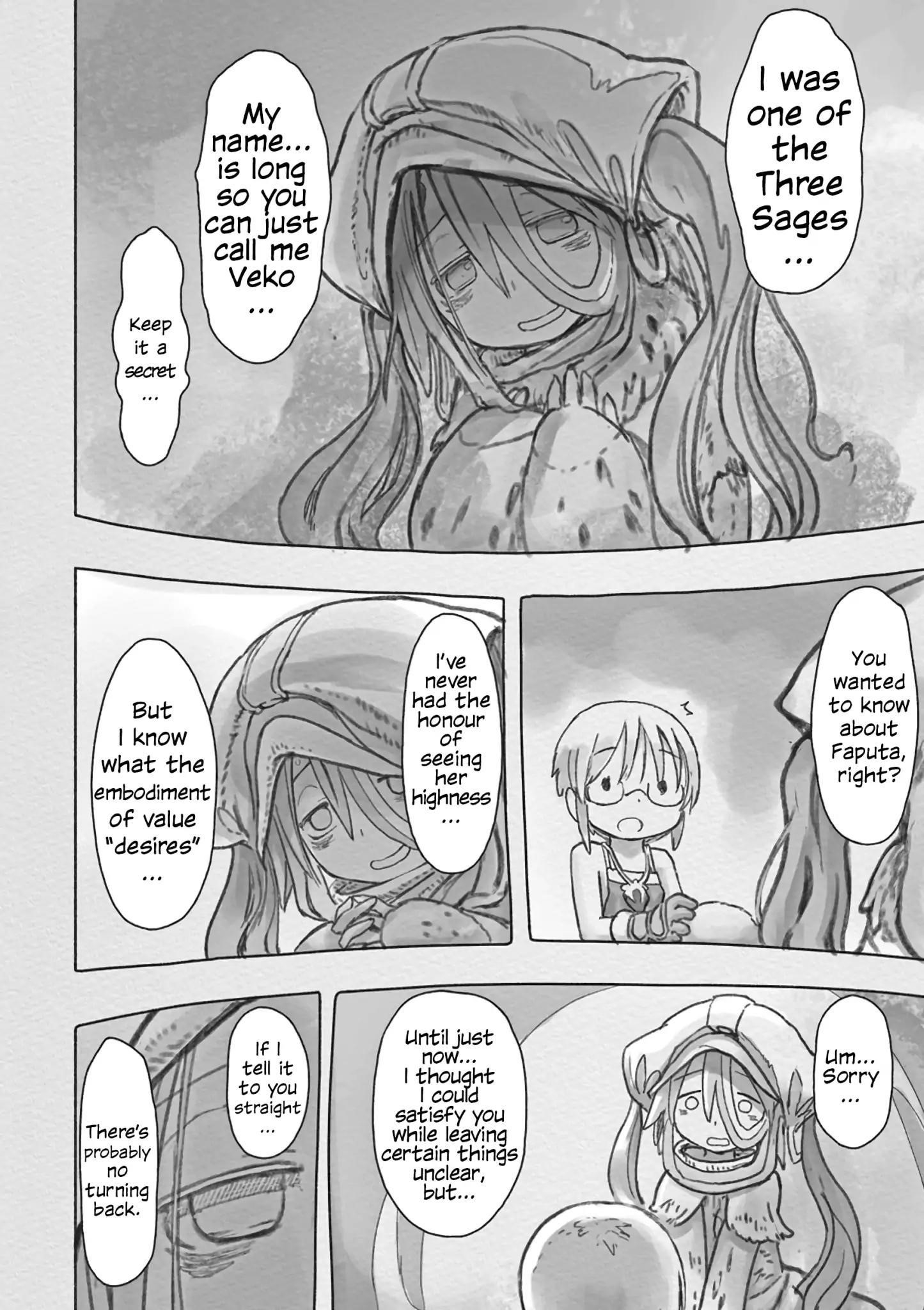 Made In Abyss Chapter 47 - Page 17 in English