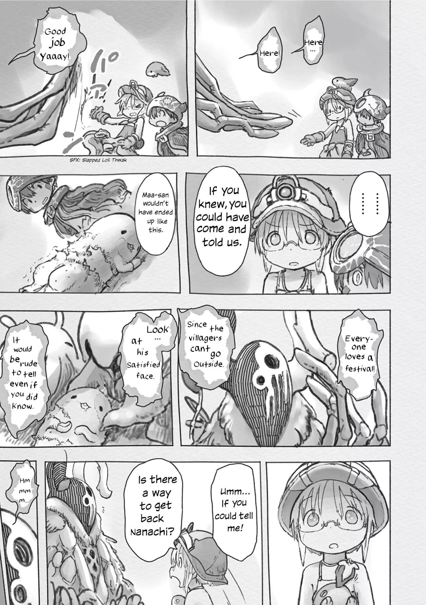 Made In Abyss Chapter 47 - Page 8 in English
