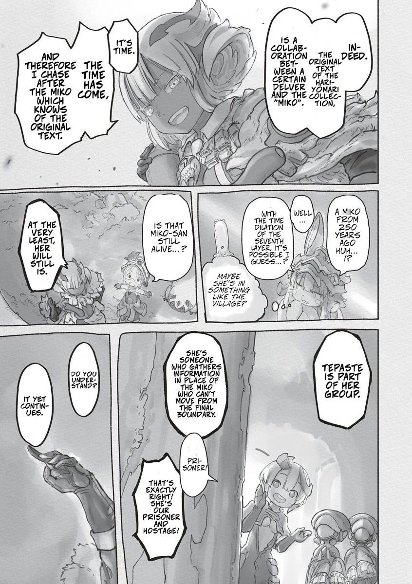 Made In Abyss Chapter 65 - Page 24 in English
