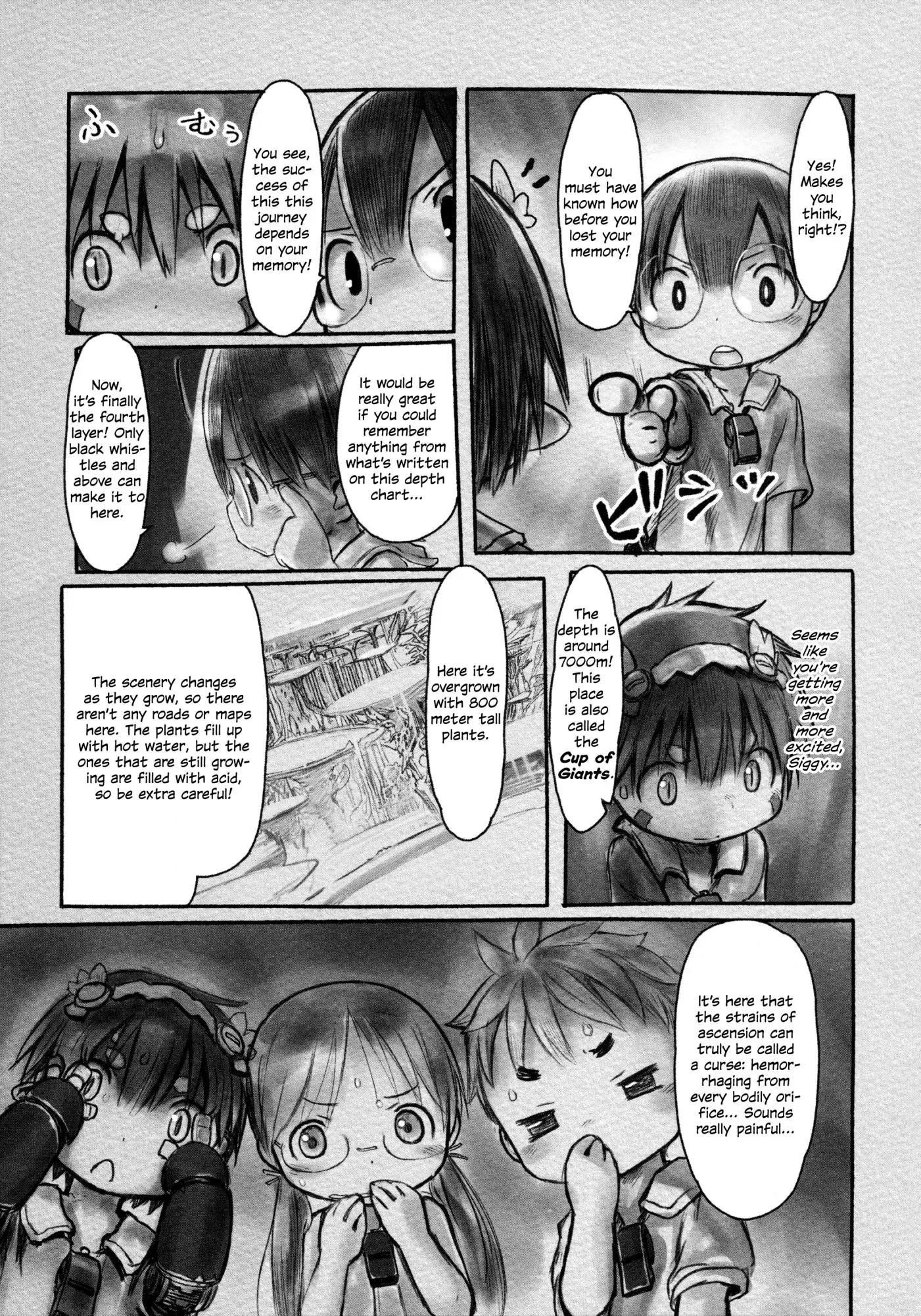 Made In Abyss Chapter 7 - Page 15 in English