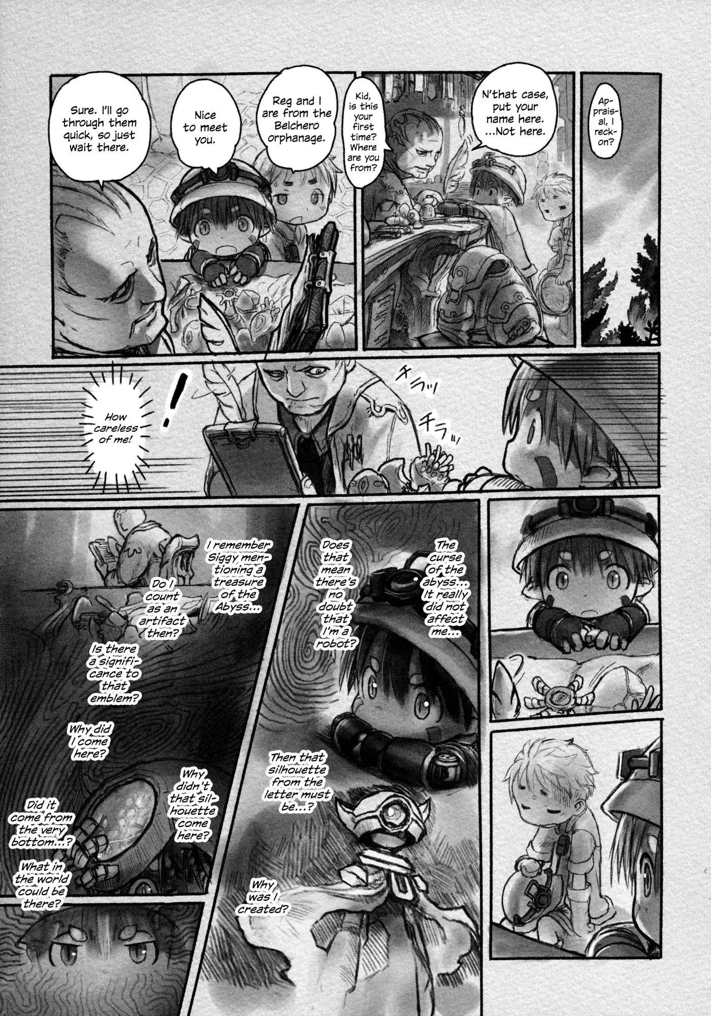 Made In Abyss Chapter 7 - Page 3 in English