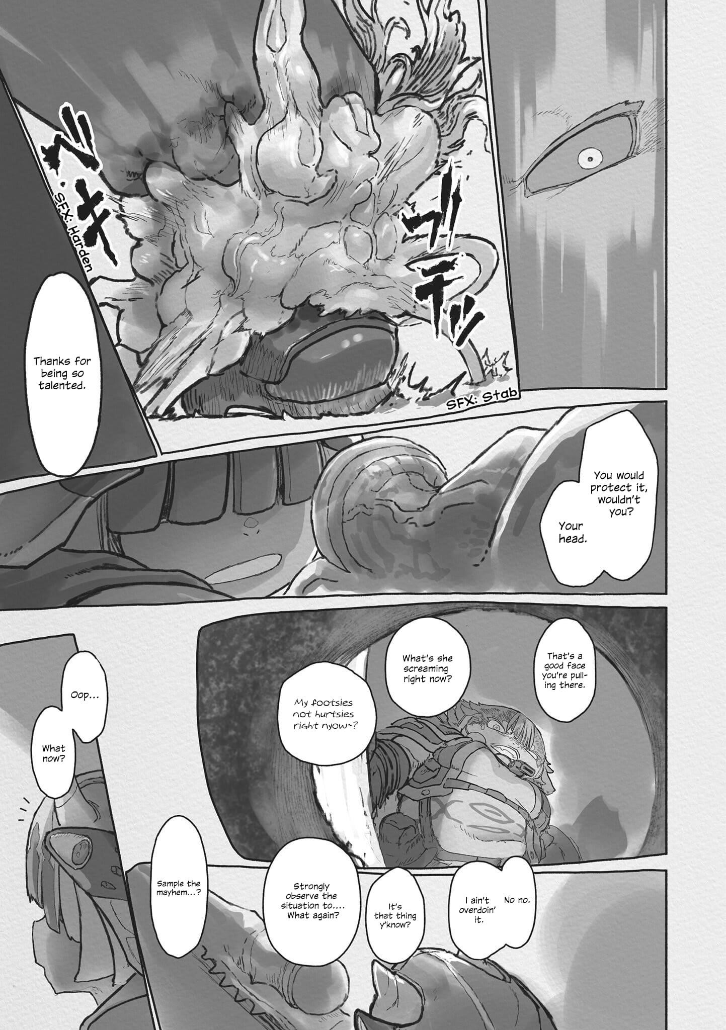 Made In Abyss Chapter 71 - Page 15 in English