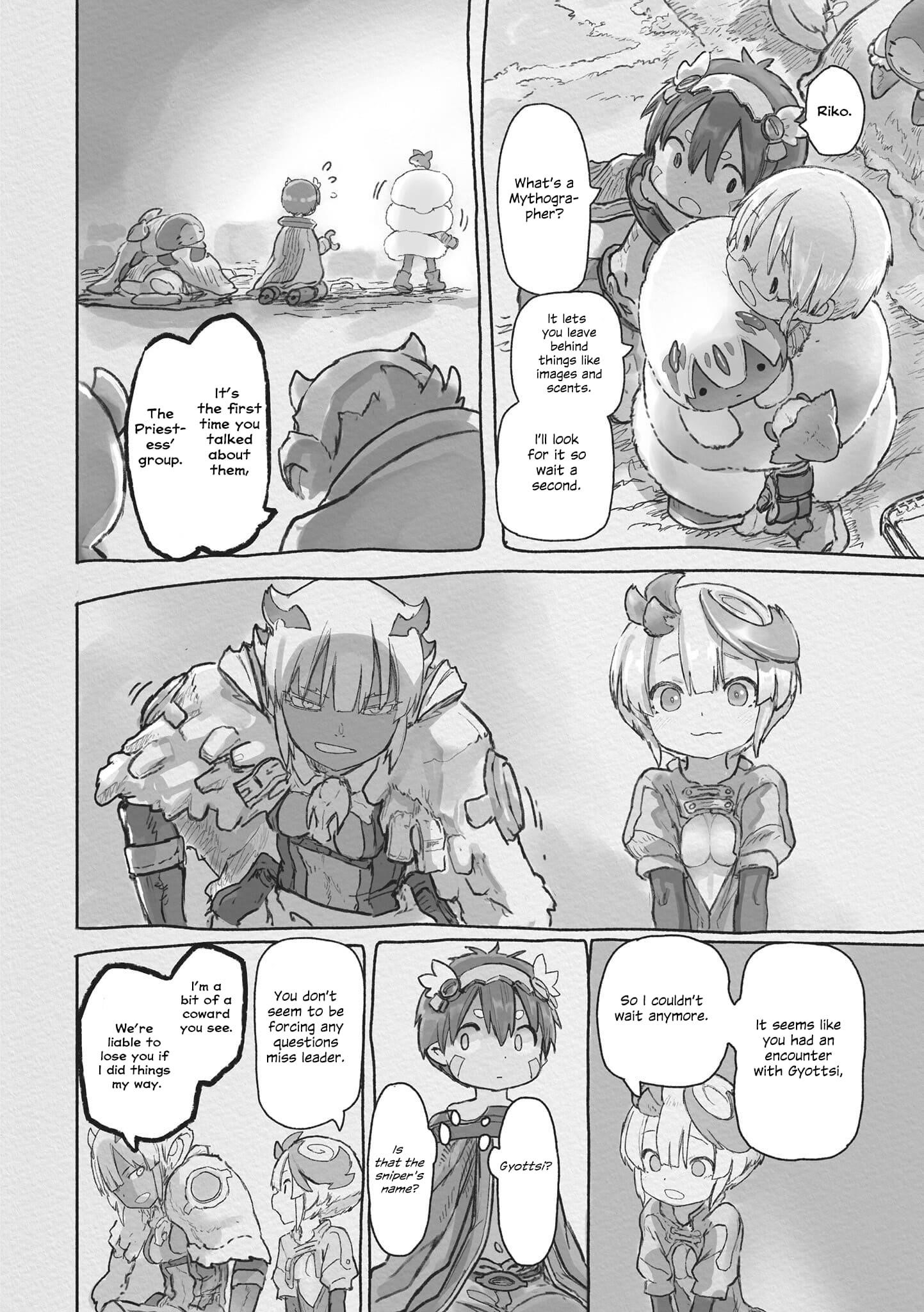 Made In Abyss Chapter 71 - Page 58 in English