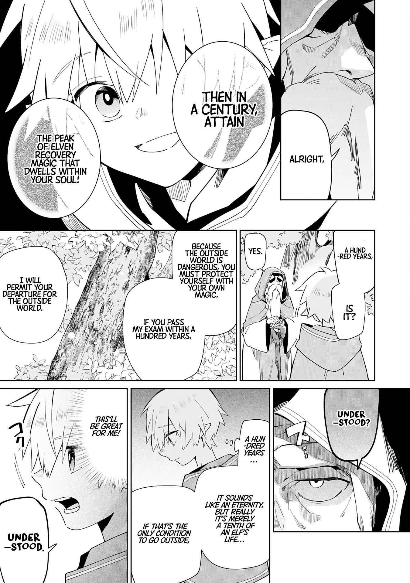 The Reincarnated Elf Left on a Journey to Master His Magic and With His Extra Lifespan Became a Living Legend Chapter 1 - Page 13 in English