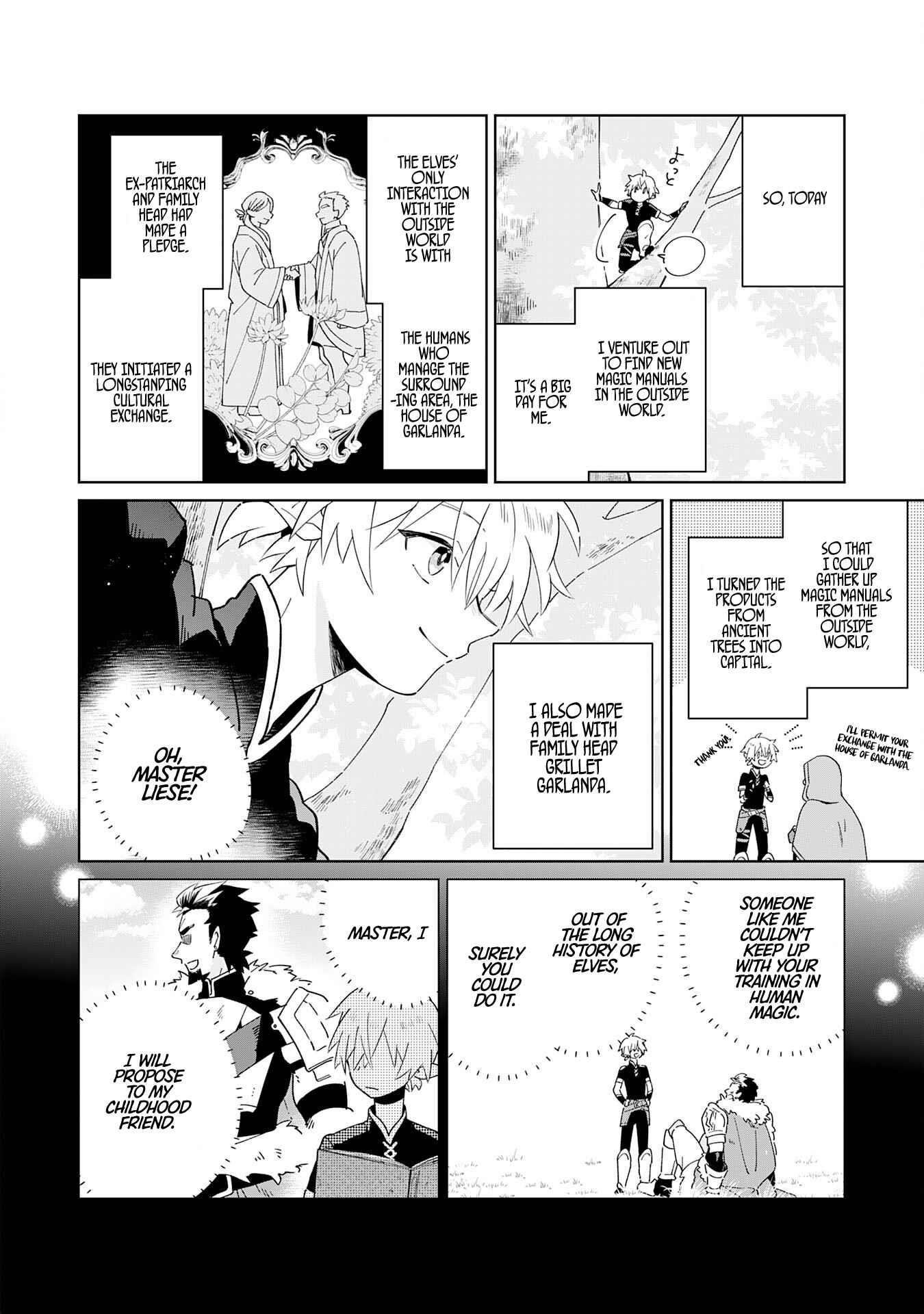 The Reincarnated Elf Left on a Journey to Master His Magic and With His Extra Lifespan Became a Living Legend Chapter 1 - Page 22 in English