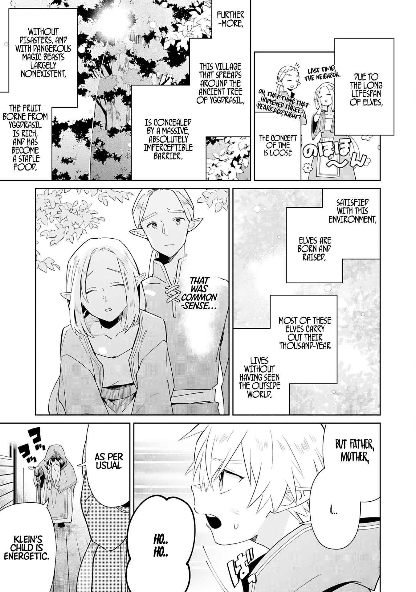 The Reincarnated Elf Left on a Journey to Master His Magic and With His Extra Lifespan Became a Living Legend Chapter 1 - Page 9 in English