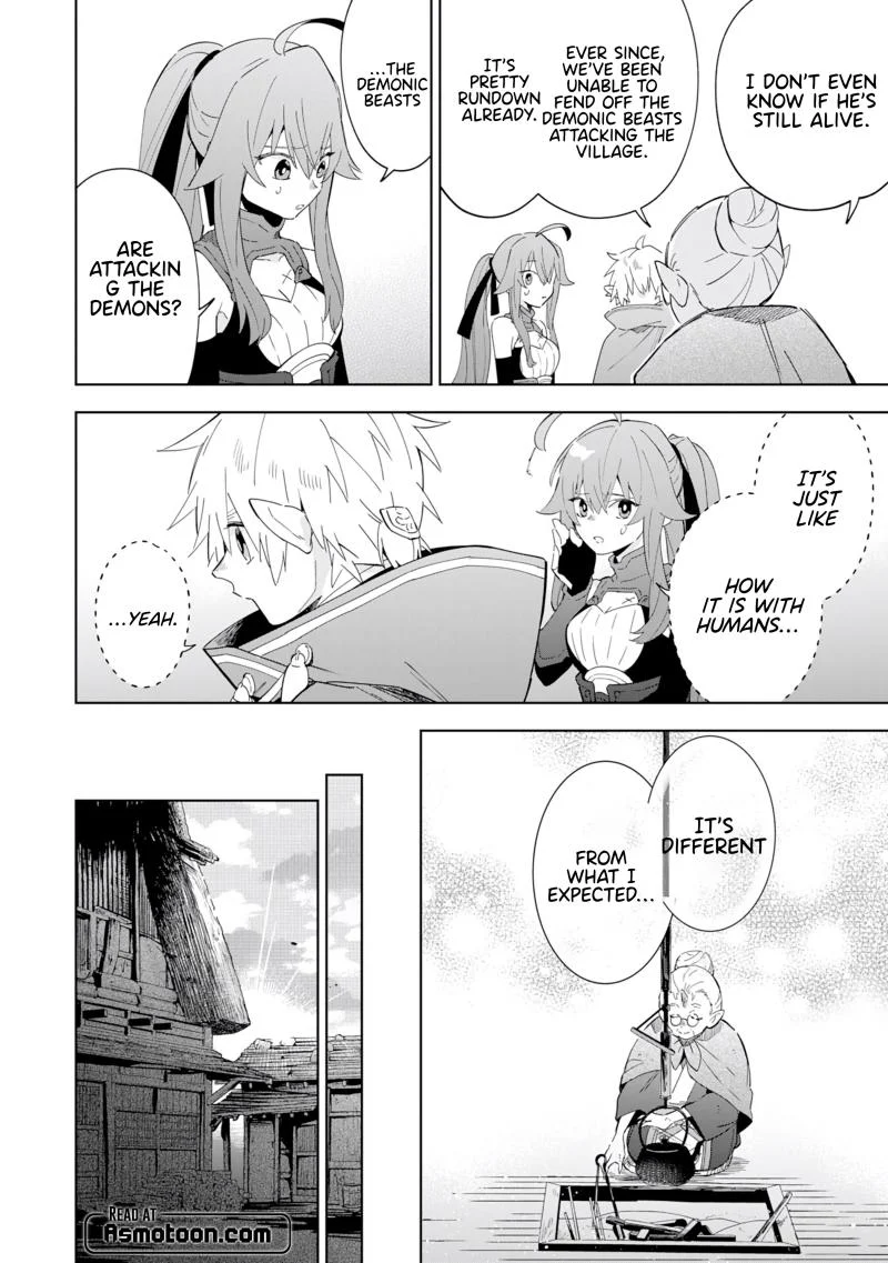 The Reincarnated Elf Left on a Journey to Master His Magic and With His Extra Lifespan Became a Living Legend Chapter 13 - Page 22 in English