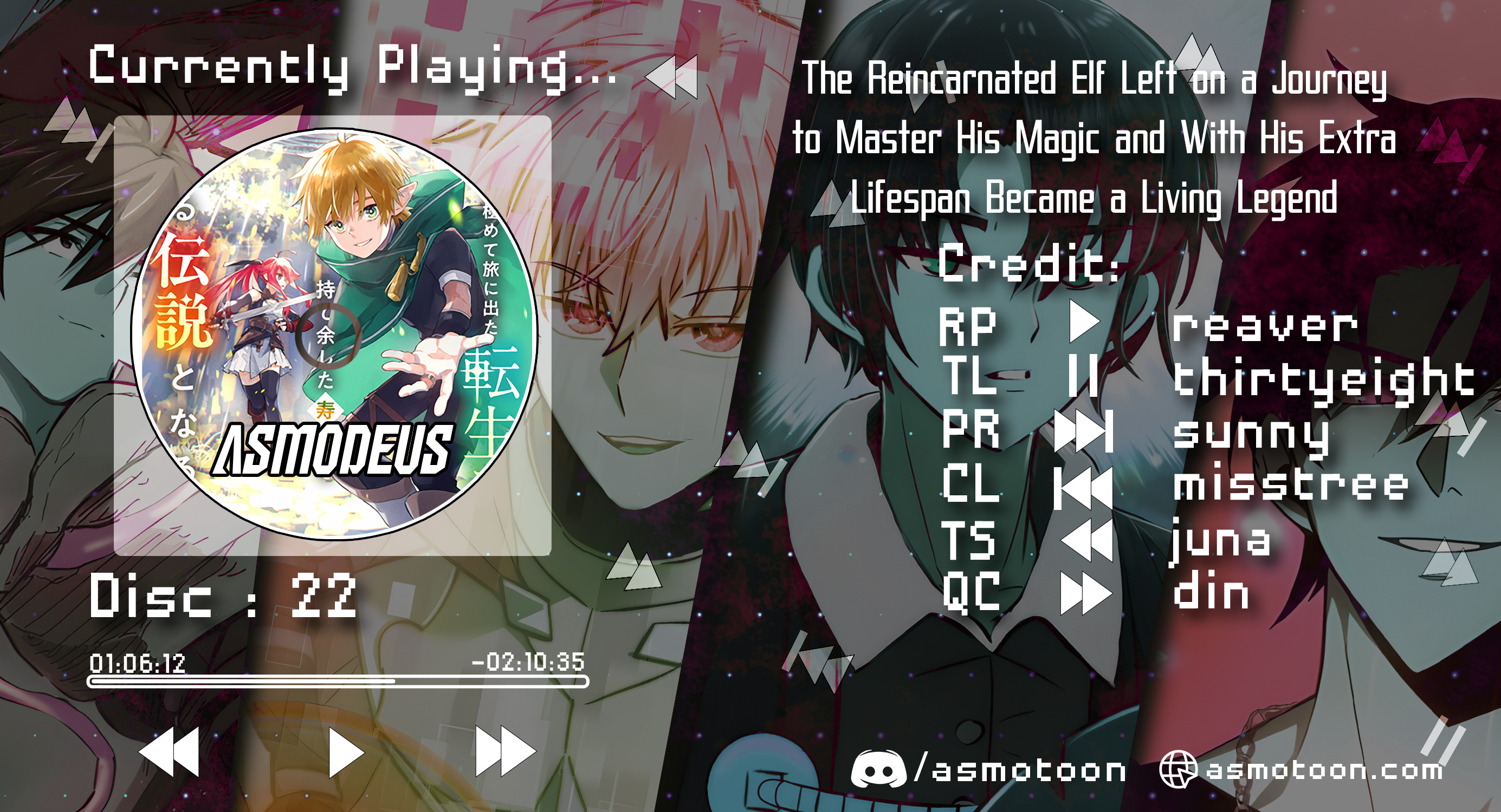 The Reincarnated Elf Left on a Journey to Master His Magic and With His Extra Lifespan Became a Living Legend Chapter 22 - Page 1 in English