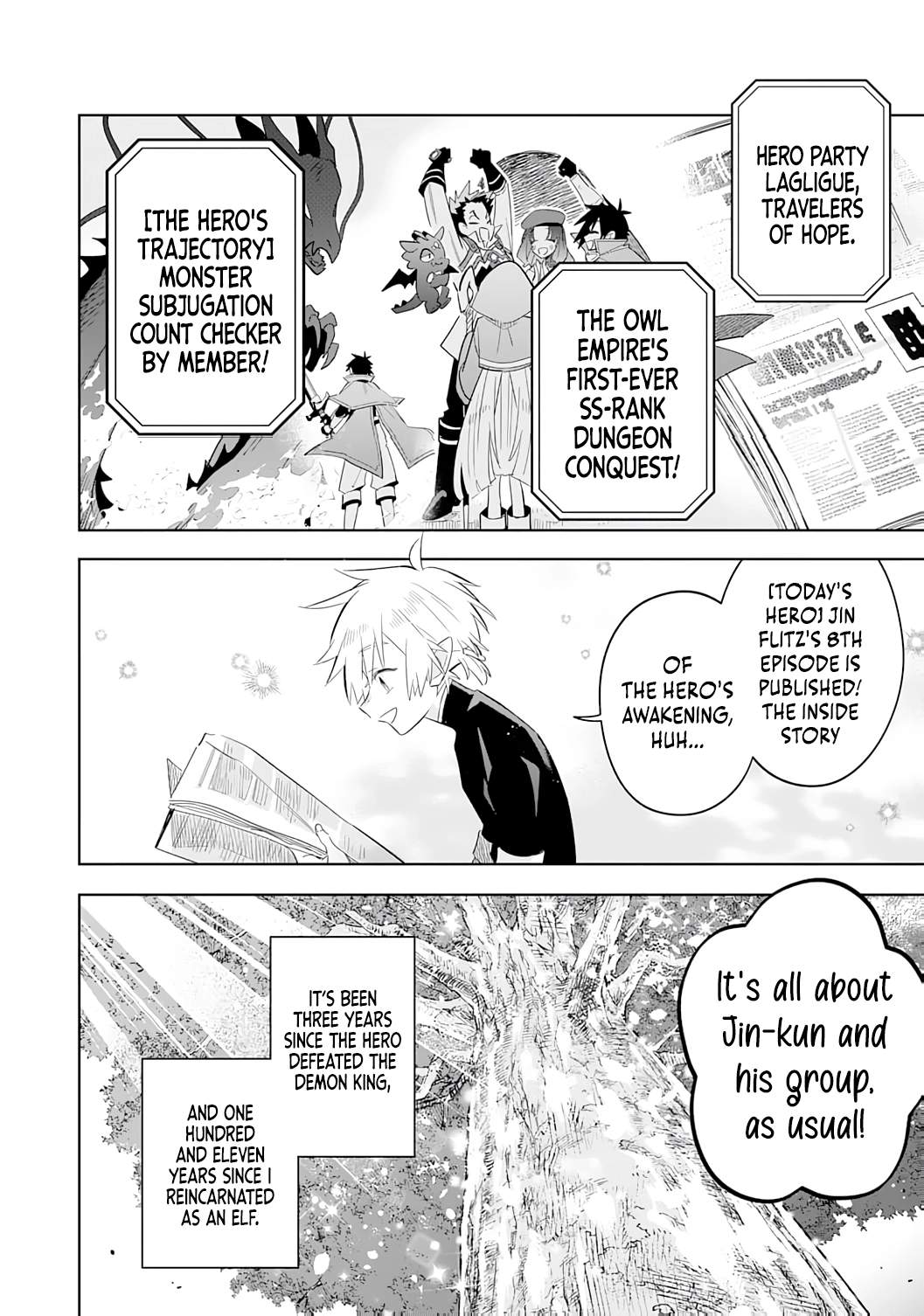 The Reincarnated Elf Left on a Journey to Master His Magic and With His Extra Lifespan Became a Living Legend Chapter 26 - Page 4 in English