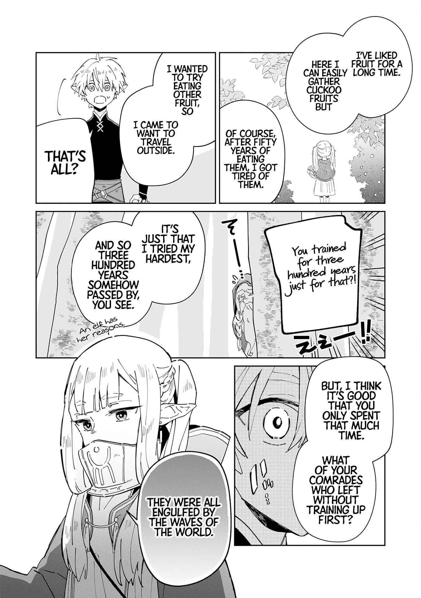 The Reincarnated Elf Left on a Journey to Master His Magic and With His Extra Lifespan Became a Living Legend Chapter 3 - Page 19 in English