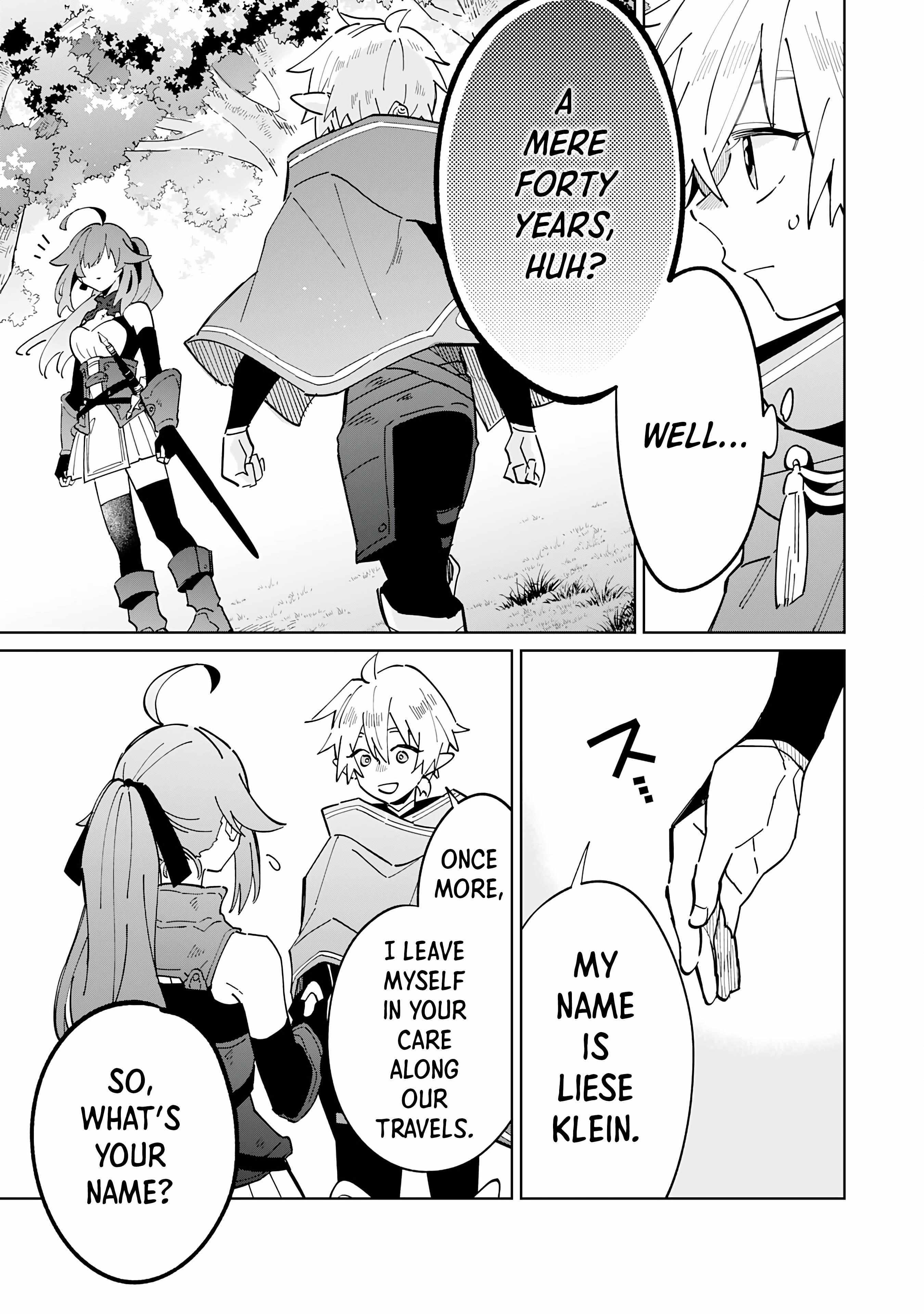 The Reincarnated Elf Left on a Journey to Master His Magic and With His Extra Lifespan Became a Living Legend Chapter 4 - Page 24 in English