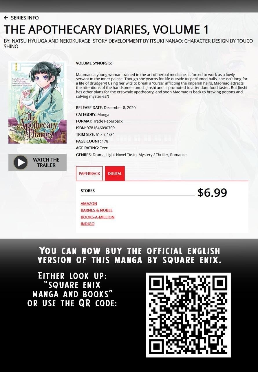 Kusuriya no Hitorigoto Chapter 37 - Page 33 in English