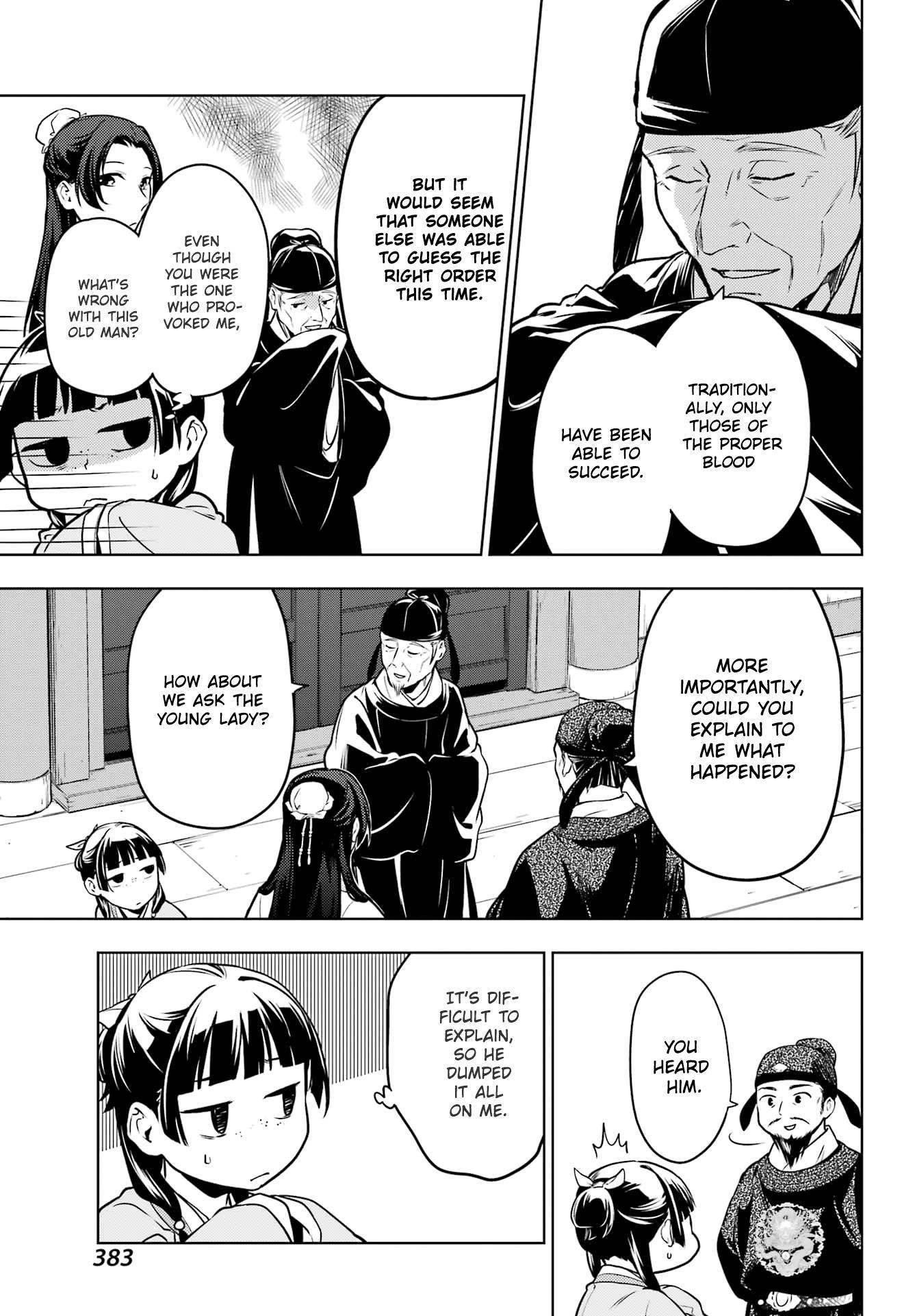 Kusuriya no Hitorigoto Chapter 54 - Page 12 in English