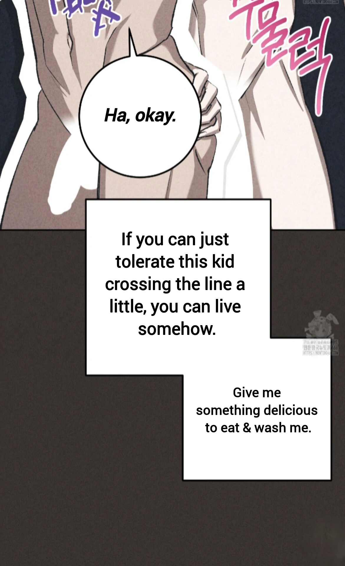 Baby’s so scary Chapter 13 - Page 58 in English