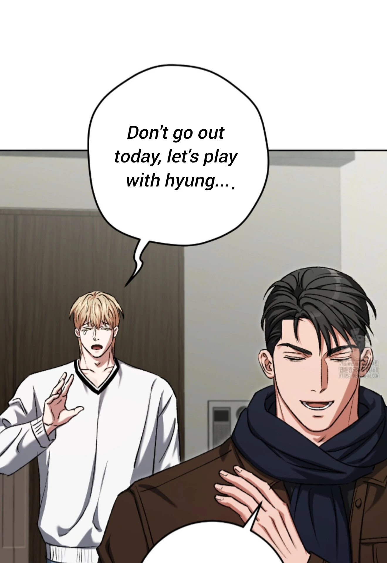 Baby’s so scary Chapter 18 - Page 48 in English