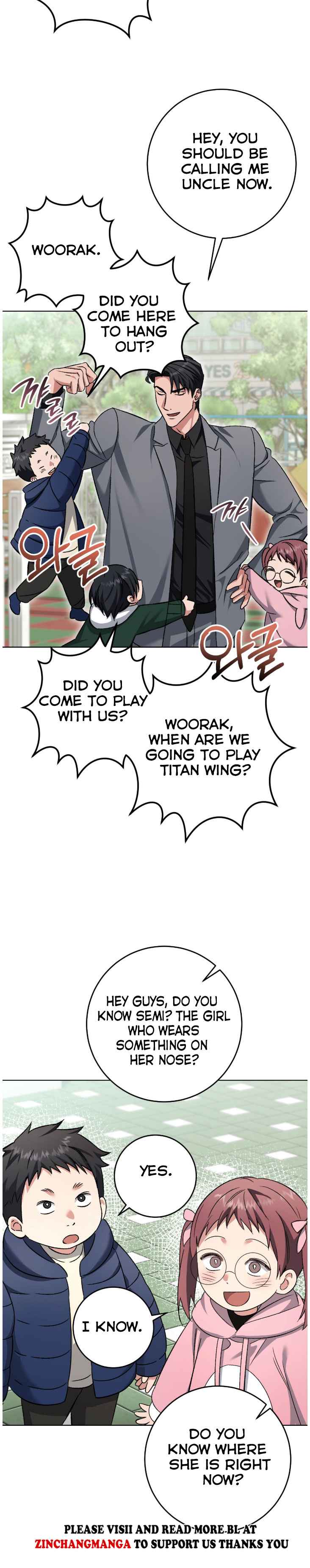 Baby’s so scary Chapter 37 - Page 8 in English