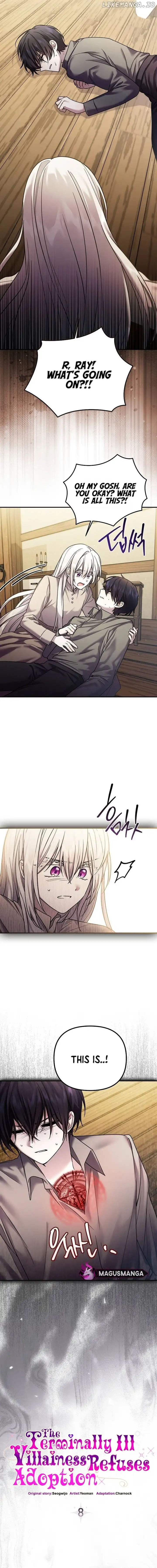 A Terminally Ill Villainess Refuses To Be Adopted Chapter 8 - Page 6 in English