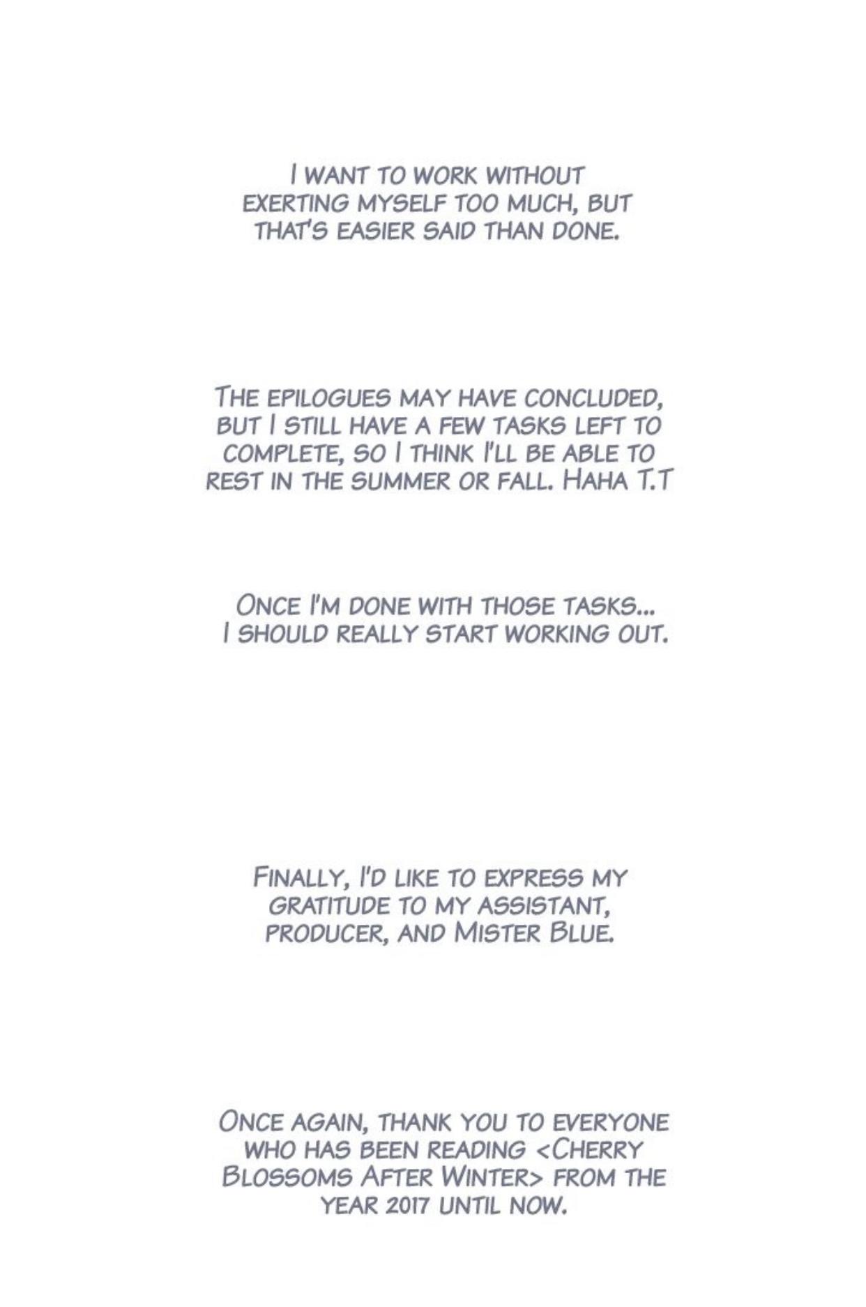 Cherry Blossoms After Winter Chapter 146.5 - Page 4 in English