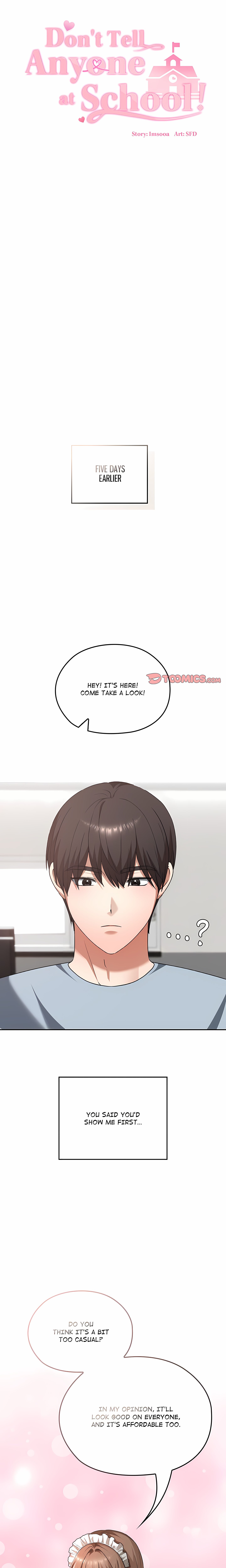 Don’t Tell Anyone at School! (Uncensored) Chapter 34 - Page 6 in English