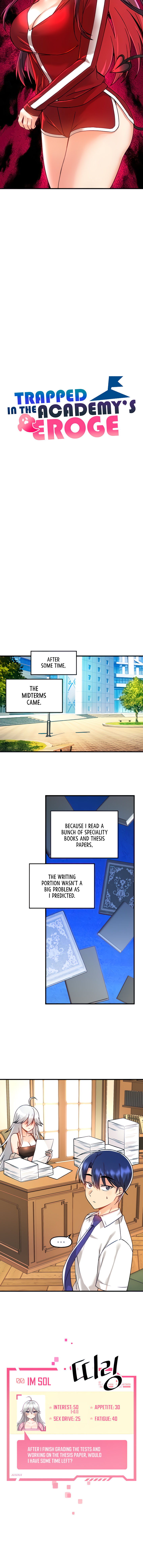 Trapped in the Academy’s Eroge Chapter 49 - Page 4 in English