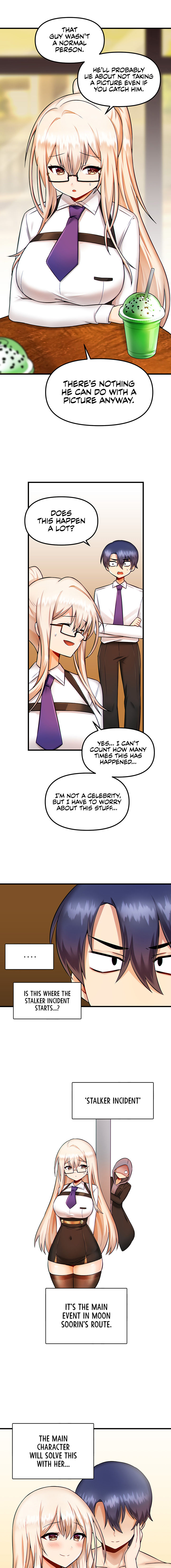 Trapped in the Academy’s Eroge Chapter 9 - Page 11 in English