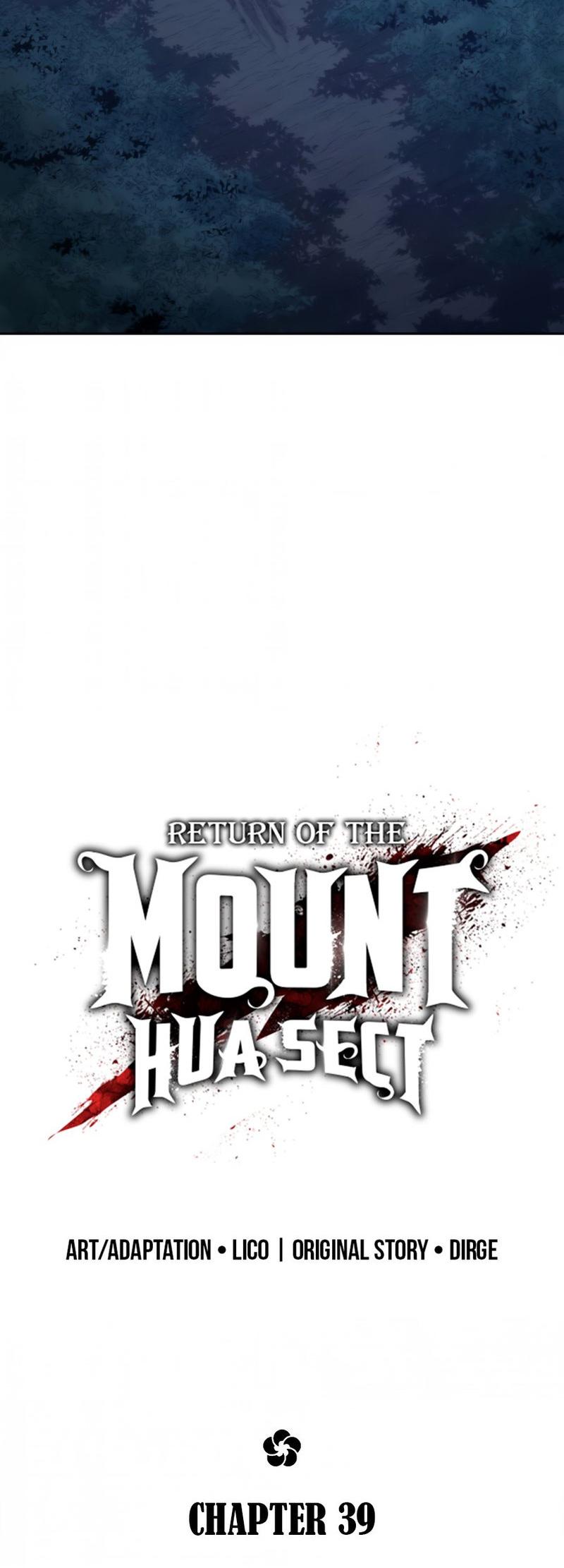 Return of the Mount Hua Sect Chapter 39 - Page 29 in English