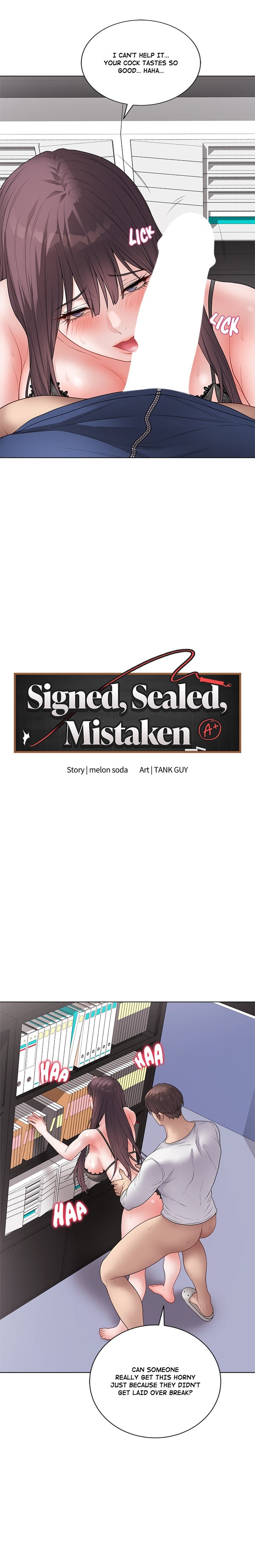 Signed, Sealed, Mistaken Chapter 58 - Page 8 in English