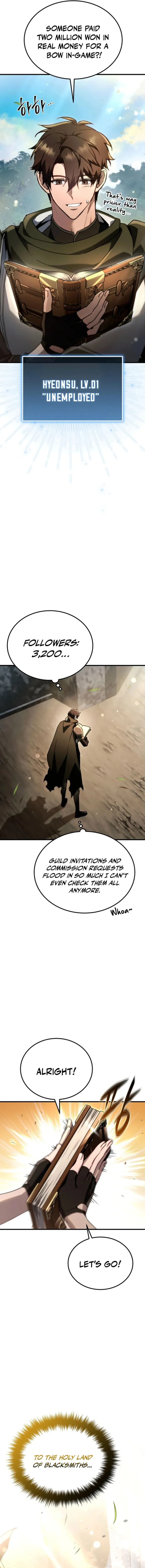The Genius Blacksmith’s Game Chapter 7 - Page 9 in English